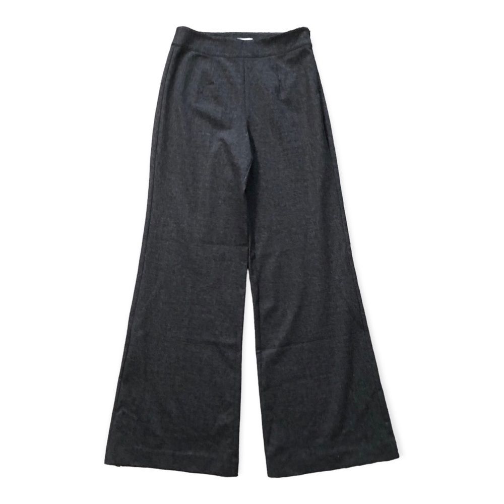Jude Connally Gray Wide Leg High Waisted Pants Jude Ponte Size Xs Neutral